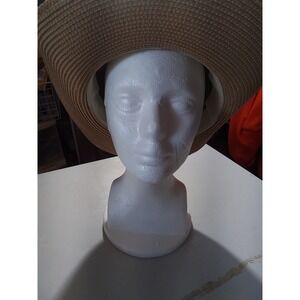 Wide Brim Straw Hat, Panama Roll Up.